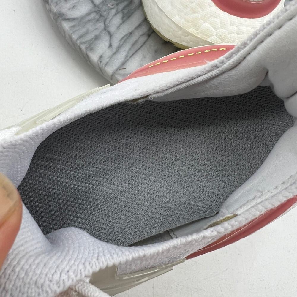 Adidas Womens 8 Shoes White Hazy Rose UltraBoost 21 Athletic Sneakers FY0416 - Picture 11 of 14